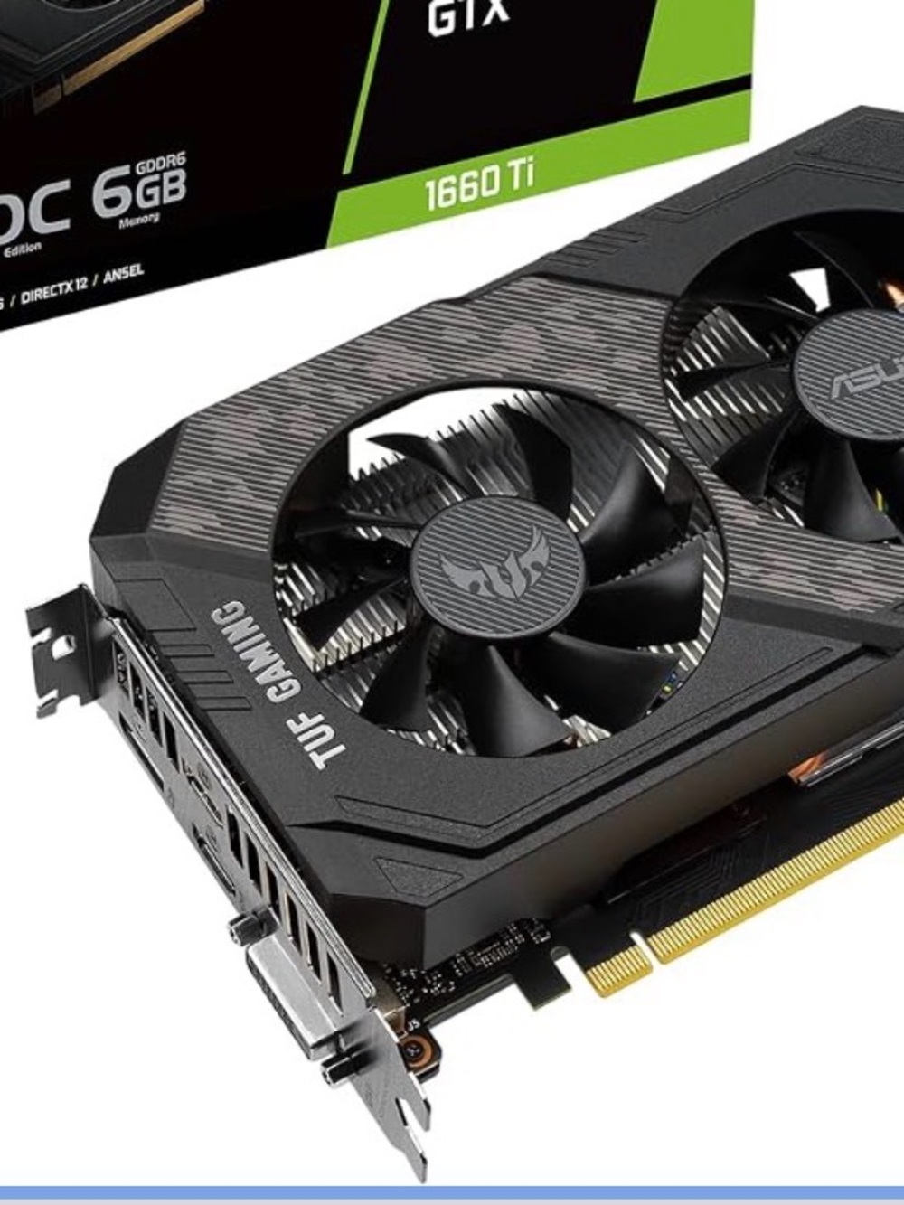 ASUS TUF Gaming GTX 1660 Ti Graphics Card